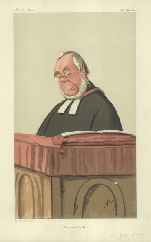 El reverendo James Augustus Hessey de Carlo Pellegrini