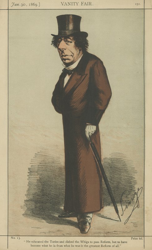 El Muy Honorable Benjamin Disraeli de Carlo Pellegrini