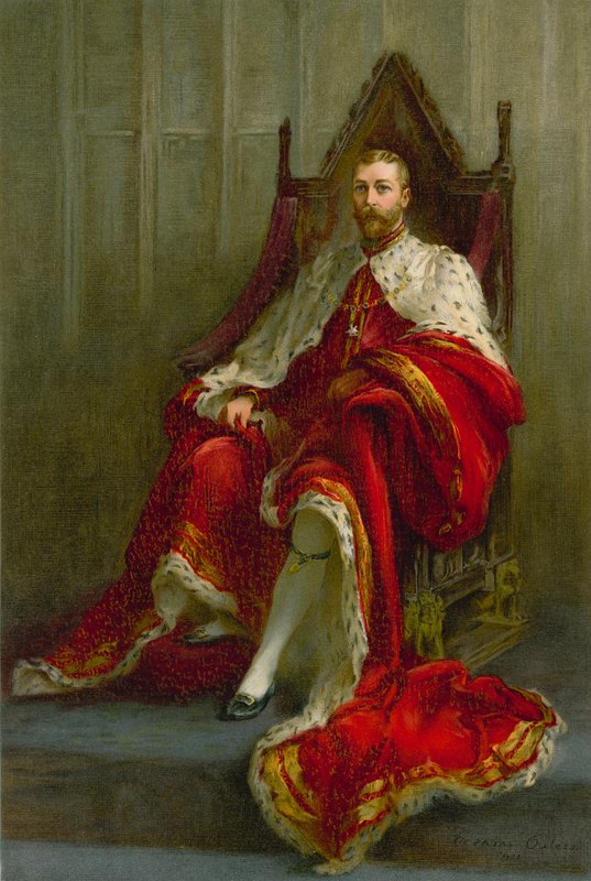 Rey Jorge V, en el año de su coronación de Catherine Ouless