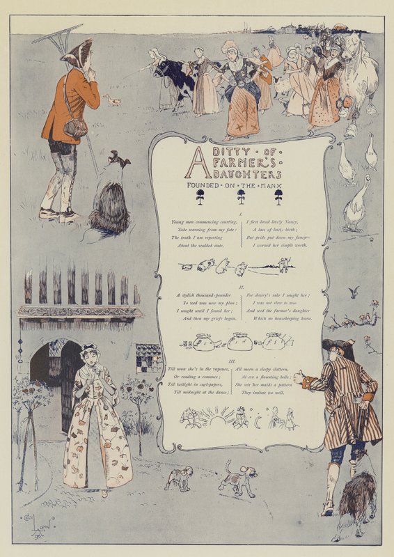 Una Canción de las Hijas del Granjero de Cecil Charles Windsor Aldin