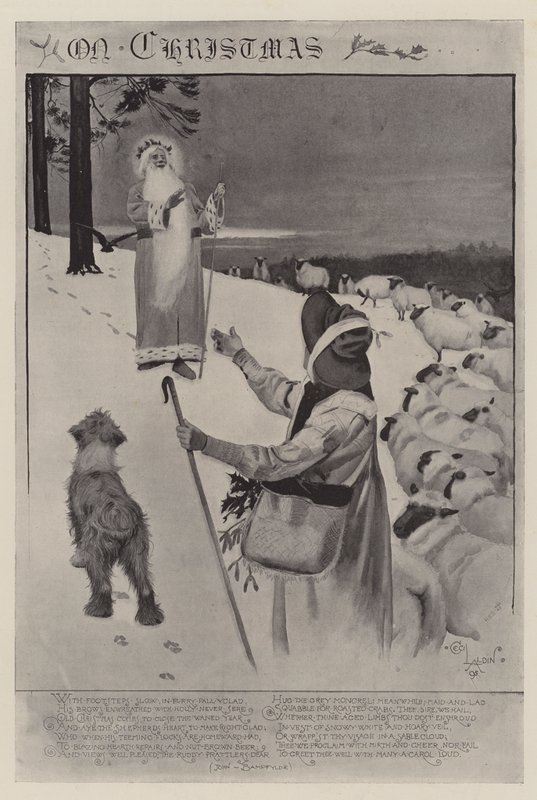 En Navidad de Cecil Charles Windsor Aldin