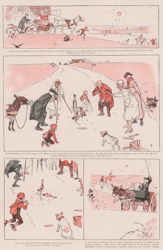 El regalo de Navidad del terrateniente de Cecil Charles Windsor Aldin