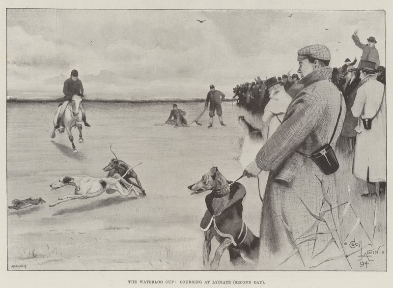 La Copa Waterloo, carreras en Lydiate, Segundo día de Cecil Charles Windsor Aldin