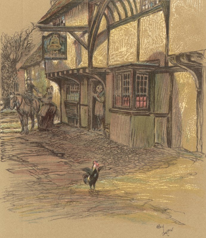 The Bell Inn, Waltham St Lawrence de Cecil Charles Windsor Aldin