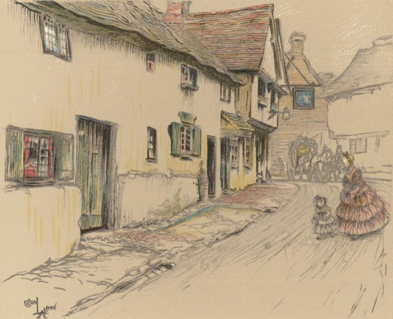 La Posada George, Dorchester de Cecil Charles Windsor Aldin