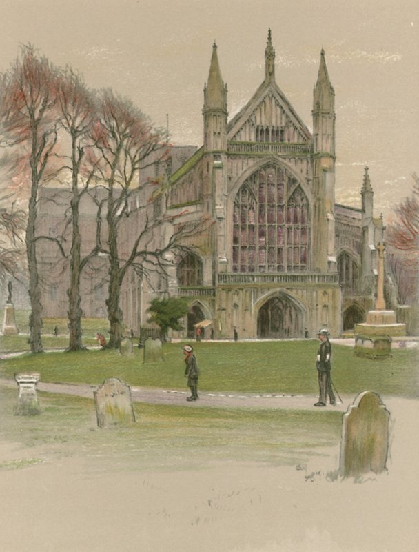 Catedral de Winchester de Cecil Charles Windsor Aldin