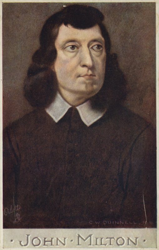 John Milton (1608-1674), poeta inglés de Cecil Watson Quinnell