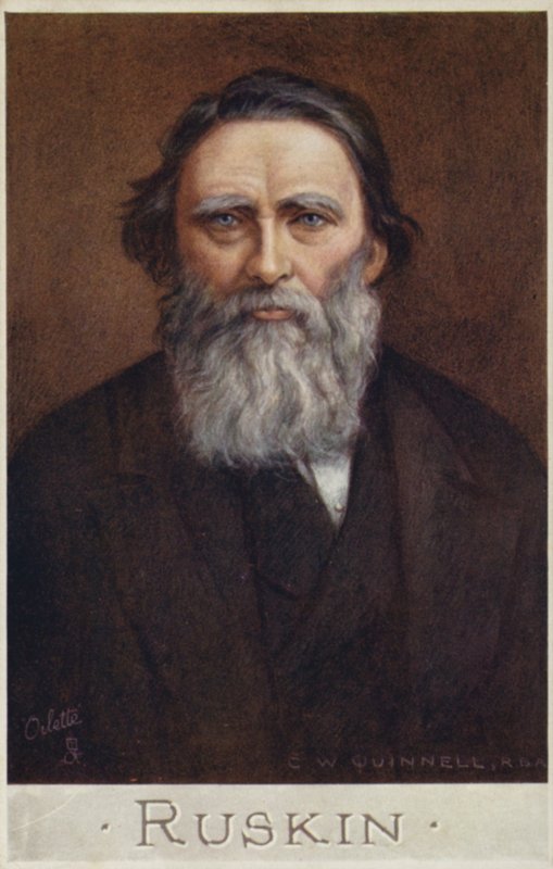 John Ruskin (1819-1900), escritor inglés, crítico de arte, artista y pensador social de Cecil Watson Quinnell