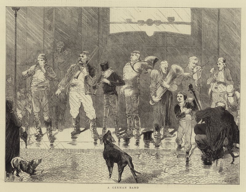 Una banda alemana de Charles Auguste Loye