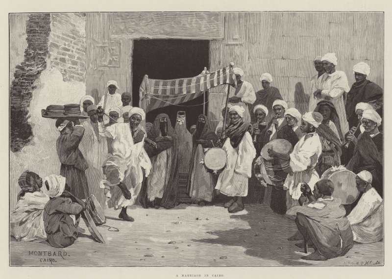 Un matrimonio en El Cairo de Charles Auguste Loye