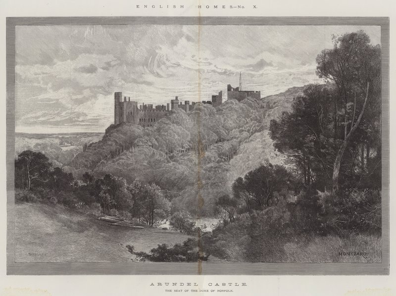 Castillo de Arundel de Charles Auguste Loye