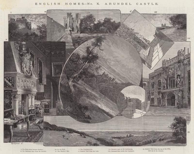 Castillo de Arundel de Charles Auguste Loye