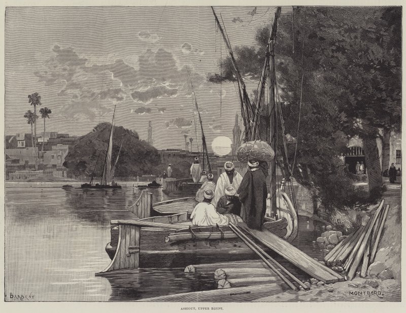Asiut, Alto Egipto de Charles Auguste Loye