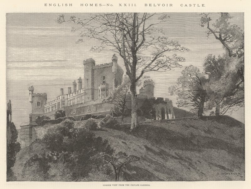Castillo de Belvoir de Charles Auguste Loye