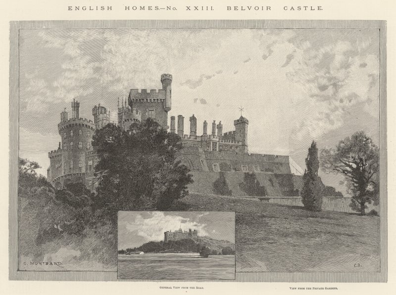 Castillo de Belvoir de Charles Auguste Loye