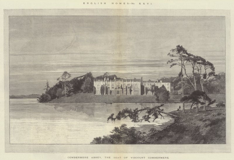 Abadía de Combermere, la sede de Viscount Combermere de Charles Auguste Loye