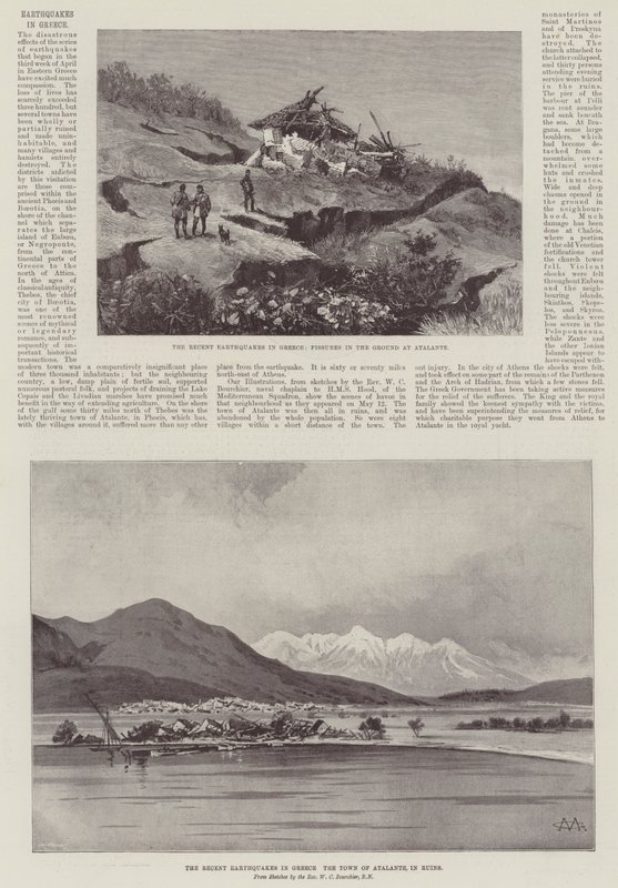 Terremotos en Grecia de Charles Auguste Loye