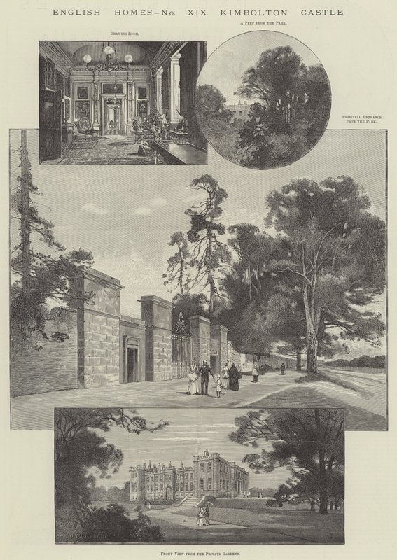 Castillo de Kimbolton de Charles Auguste Loye