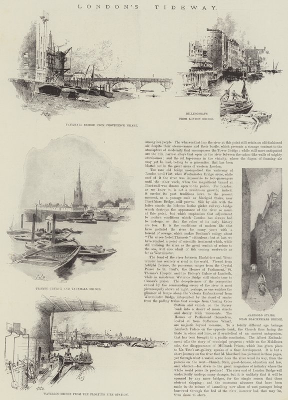La marea de Londres de Charles Auguste Loye