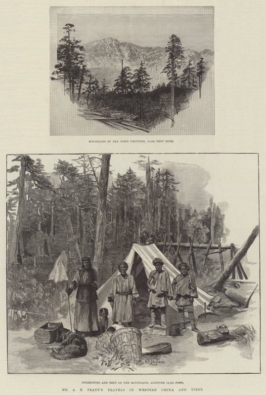 Los viajes del Sr. A E Pratt en el oeste de China y el Tíbet de Charles Auguste Loye