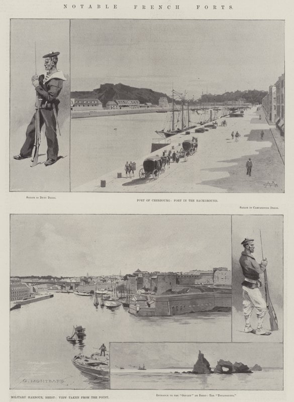 Famosos fuertes franceses de Charles Auguste Loye