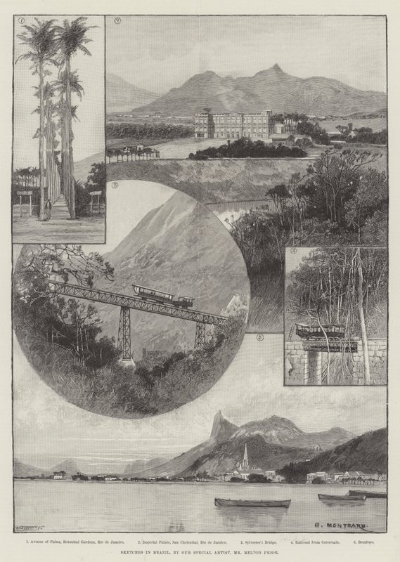 Bocetos en Brasil de Charles Auguste Loye