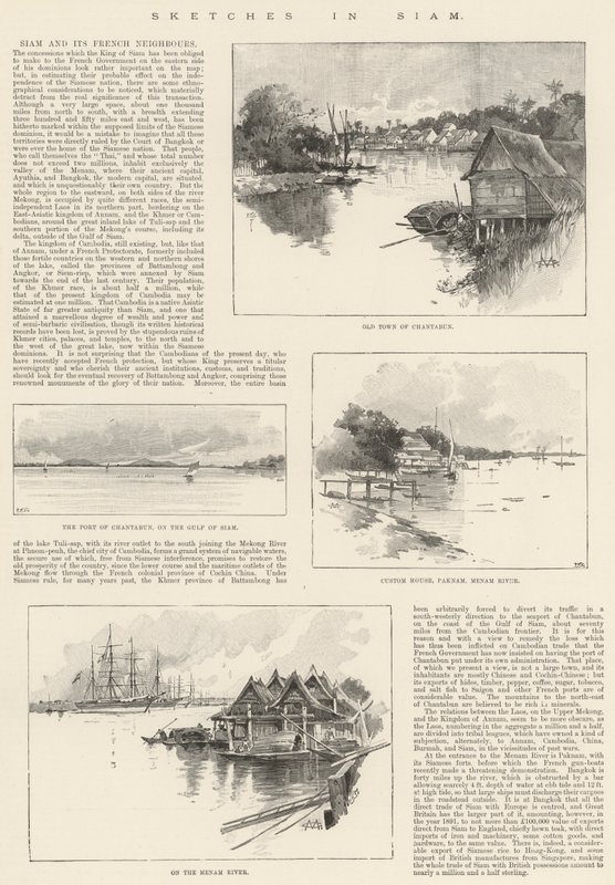 Bocetos en Siam de Charles Auguste Loye