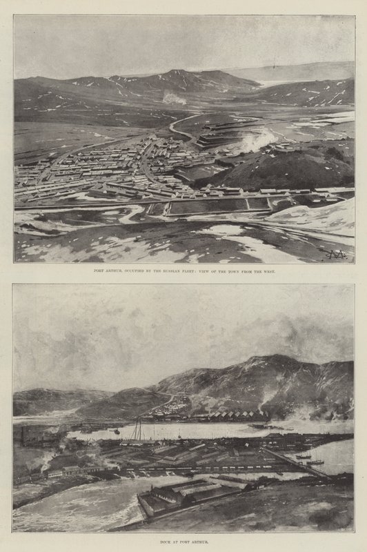 Bocetos de Port Arthur de Charles Auguste Loye
