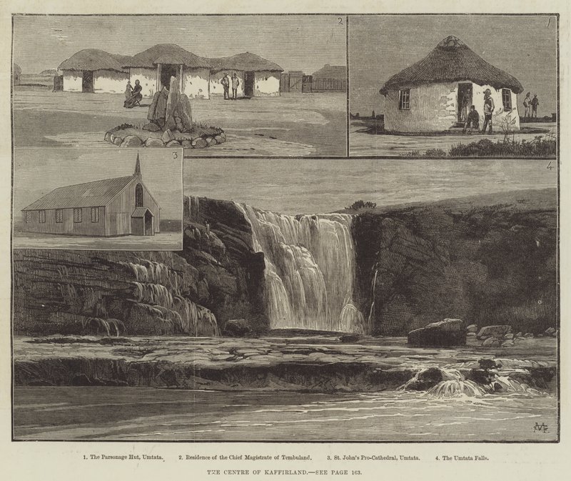 El centro de Kaffirland de Charles Auguste Loye
