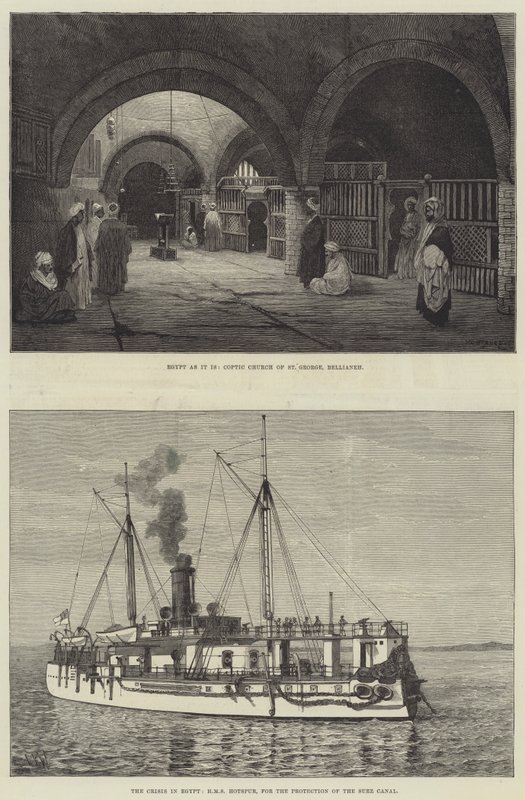 La crisis en Egipto de Charles Auguste Loye