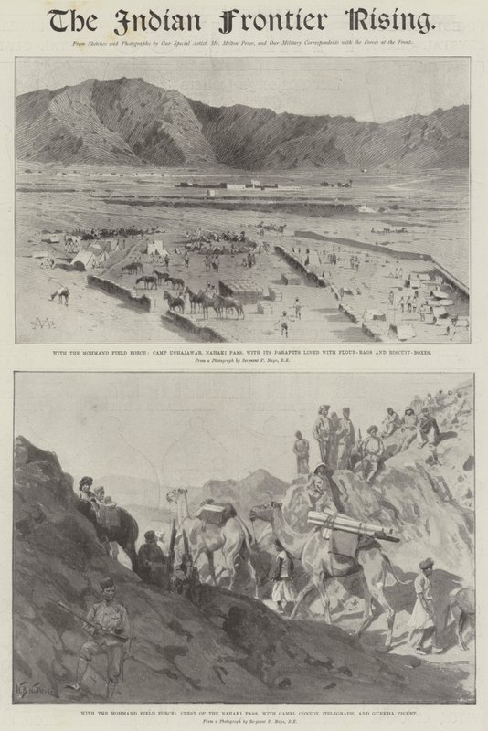 El Levantamiento de la Frontera India de Charles Auguste Loye