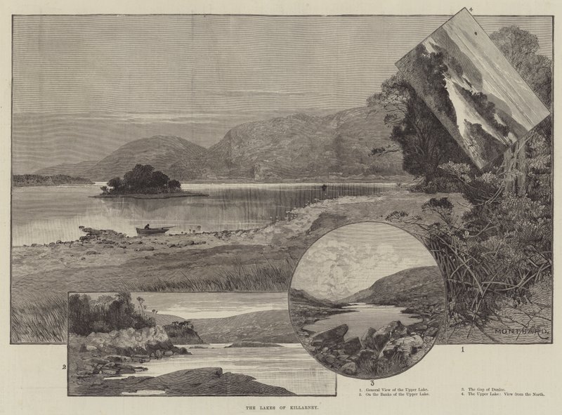 Los lagos de Killarney de Charles Auguste Loye
