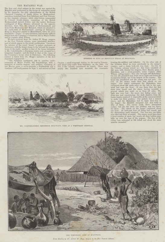 La guerra de Matabili de Charles Auguste Loye
