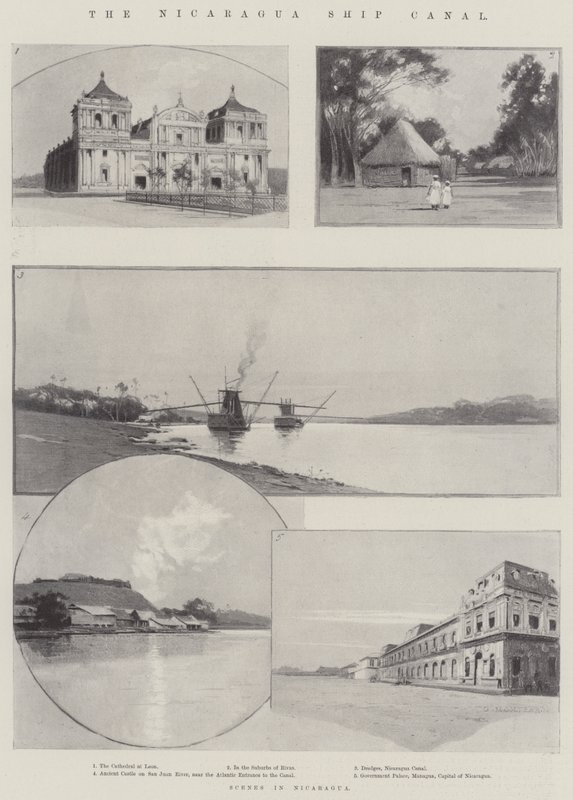 El Canal de Nicaragua de Charles Auguste Loye