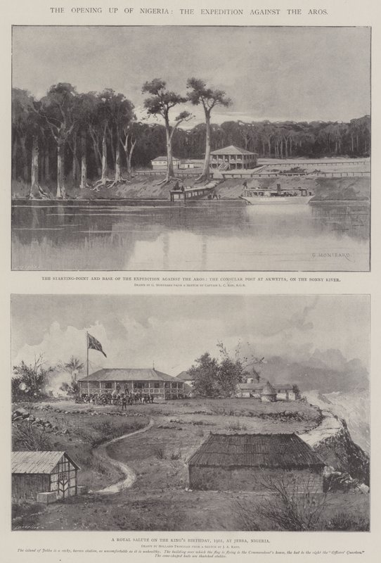 La Apertura de Nigeria, la Expedición contra los Aros de Charles Auguste Loye