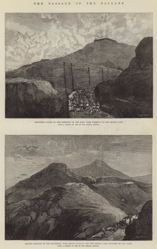 El Paso de los Balcanes de Charles Auguste Loye