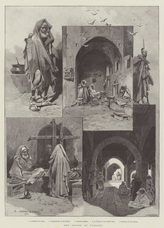 La prisión en Tánger de Charles Auguste Loye