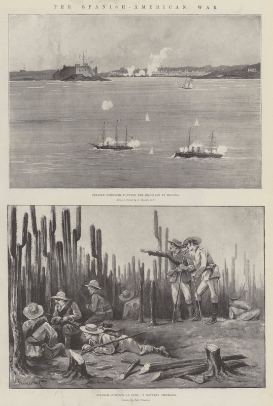 La Guerra Hispanoamericana de Charles Auguste Loye