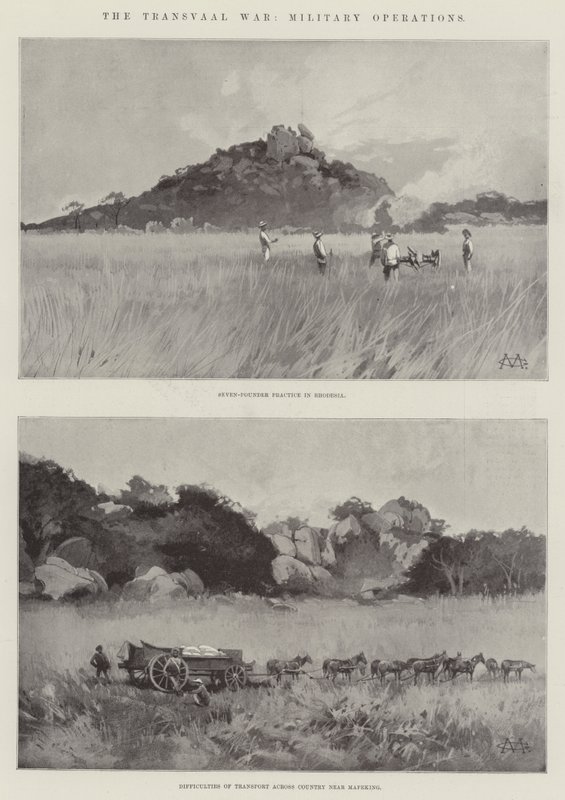 La guerra del Transvaal, operaciones militares de Charles Auguste Loye
