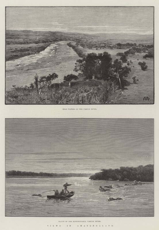Vistas en Amatongaland de Charles Auguste Loye