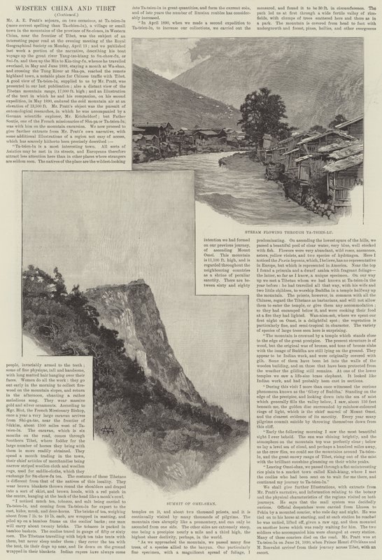 China Occidental y Tíbet de Charles Auguste Loye