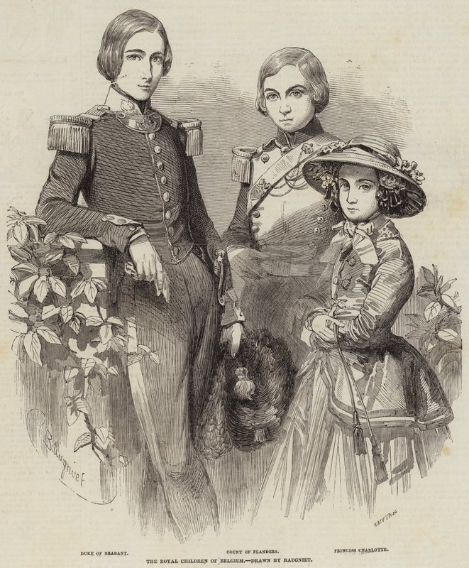 Los niños reales de Bélgica de Charles Baugniet