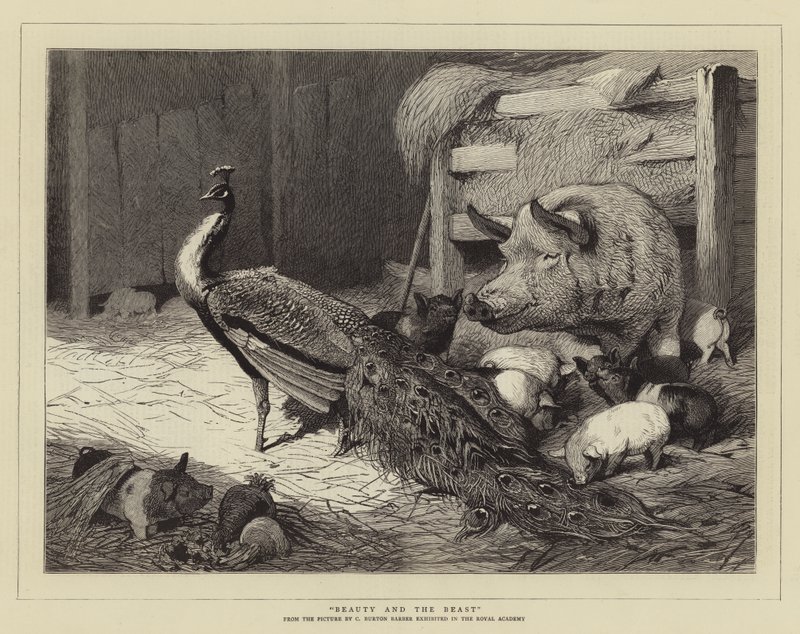 La Bella y la Bestia de Charles Burton