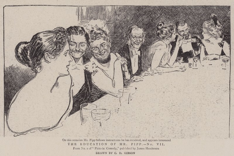 La educación del Sr. Pipp, No VII de Charles Dana Gibson