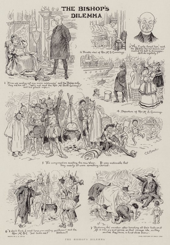 El dilema del obispo de Charles Edmund Brock
