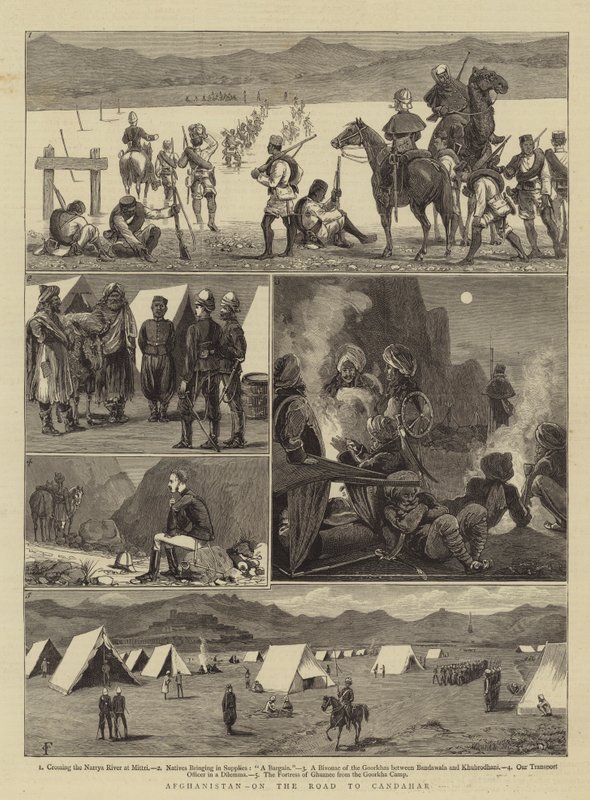 Afganistán, en el camino a Candahar de Charles Edwin Fripp