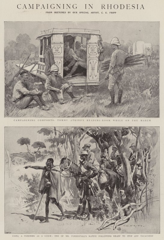 Campaña en Rodesia de Charles Edwin Fripp