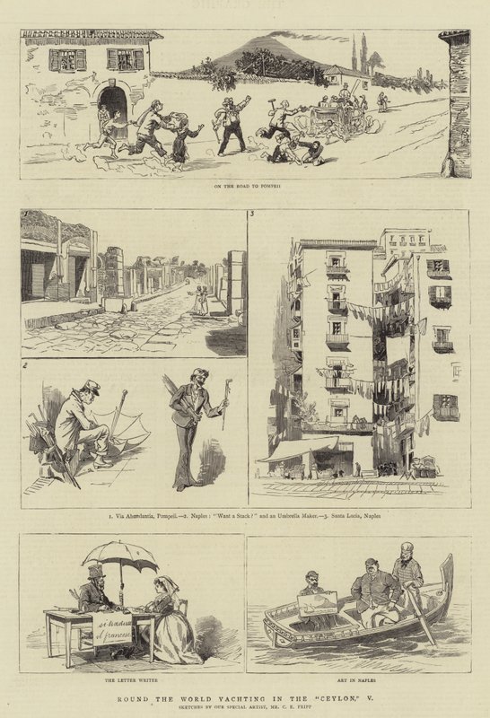 Yateando alrededor del Mundo en el Ceylon, V de Charles Edwin Fripp