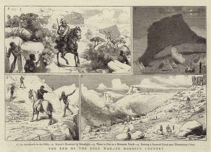 El fin de la guerra zulú, en el país de Morosi de Charles Edwin Fripp