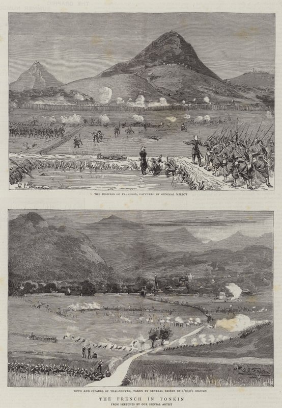 Los franceses en Tonkín de Charles Edwin Fripp